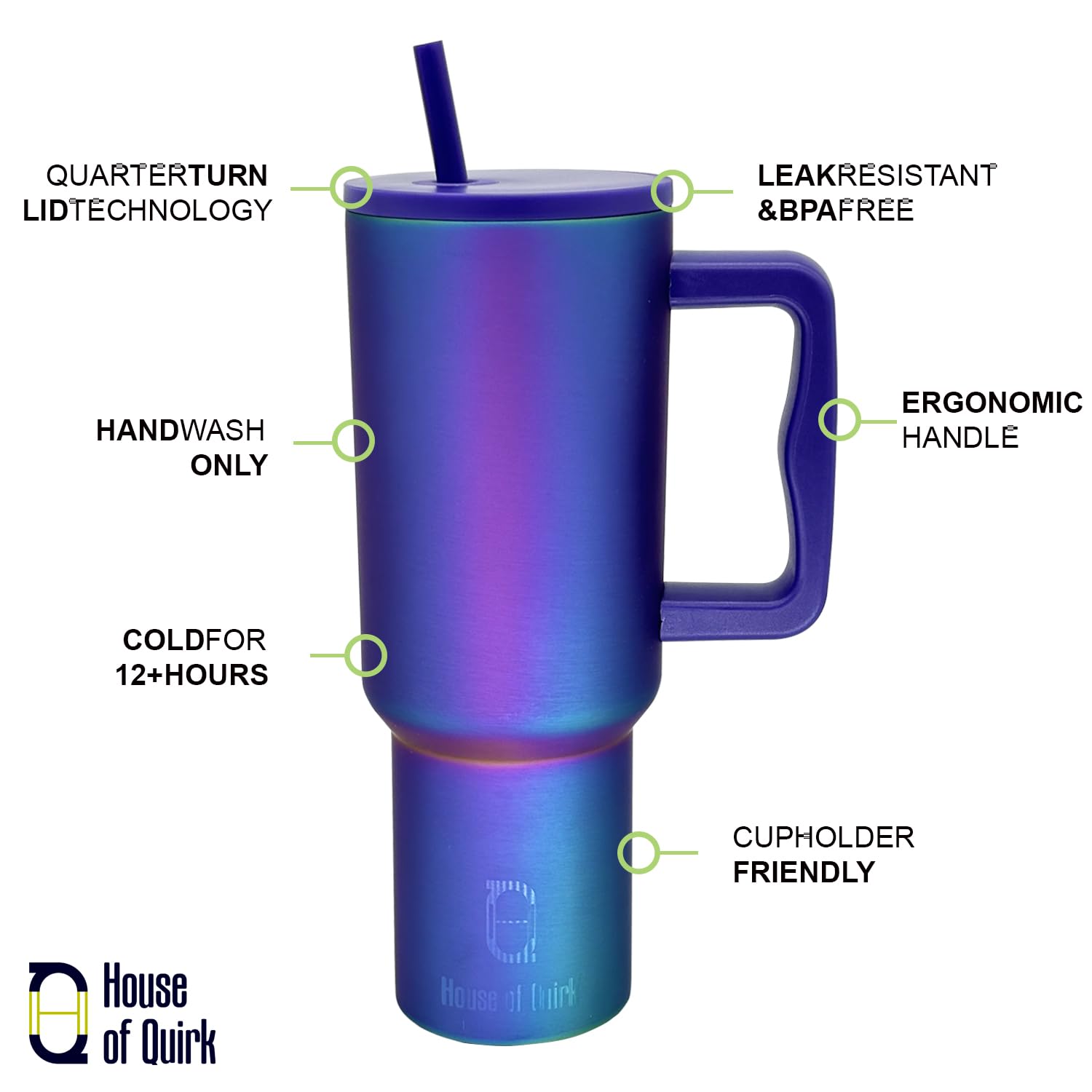 Stainless Steel Water Tumbler 1200ML – Hot & Cold Use